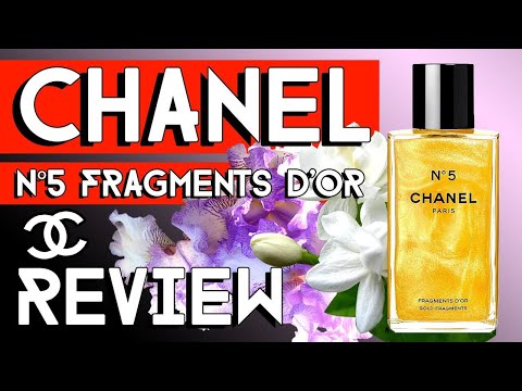 CHANEL N°5 FRAGMENTS D'OR SPARKLING GEL unboxing and review - CHANEL No5  perfume gel 