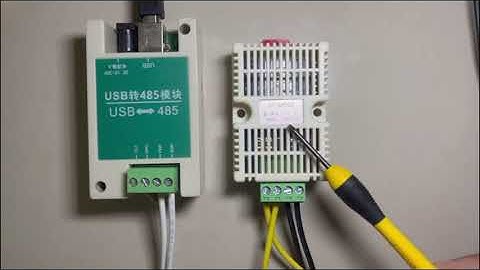 การใช้งานเซนเซอร์วัดอุณหภูมิและความชื้น รุ่น XY-MD02 และการเขียนโปรแกรม PLC เพื่ออ่านค่า