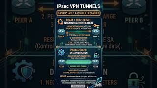 IPsec Basics: Phase 1 vs. Phase 2 Explained  #networkengineer