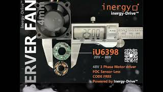 inergy’s Smallest Form Factor Motor Driver Solution for 3-Phase BLDC FOC Sensorless Motor Control