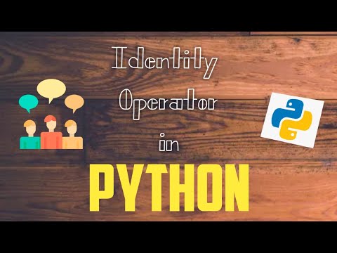 Identity Operator in Python - YouTube