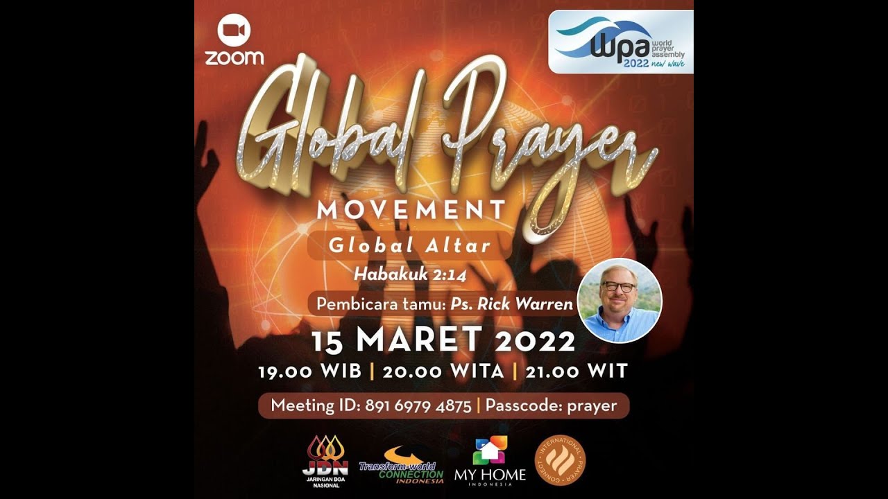 GLOBAL PRAYER MOVEMENT PS RICK WAREEN YouTube global-prayer-movement-ps-rick-wareen-youtube