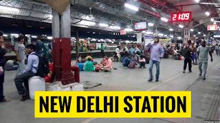 View of New Delhi Railway Station, India