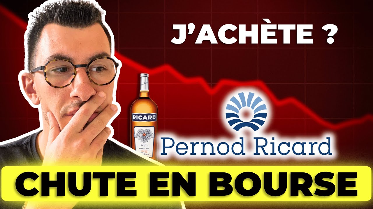 Pernod Ricard en Bourse : Opportunité ou Piège Après la Chute ? (PEA)