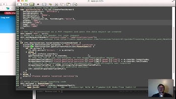 Putting GPS coordinates to a drupal geofield service using titanium.