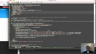 Putting GPS coordinates to a drupal geofield service using titanium.