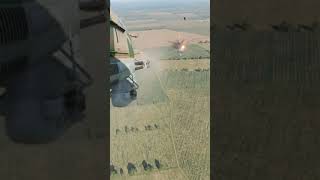 Ukraine Mi-24P Helicopter Attacks Russian Helicopter Transferring_  DCS (OVO=@cagrikarip) #shorts