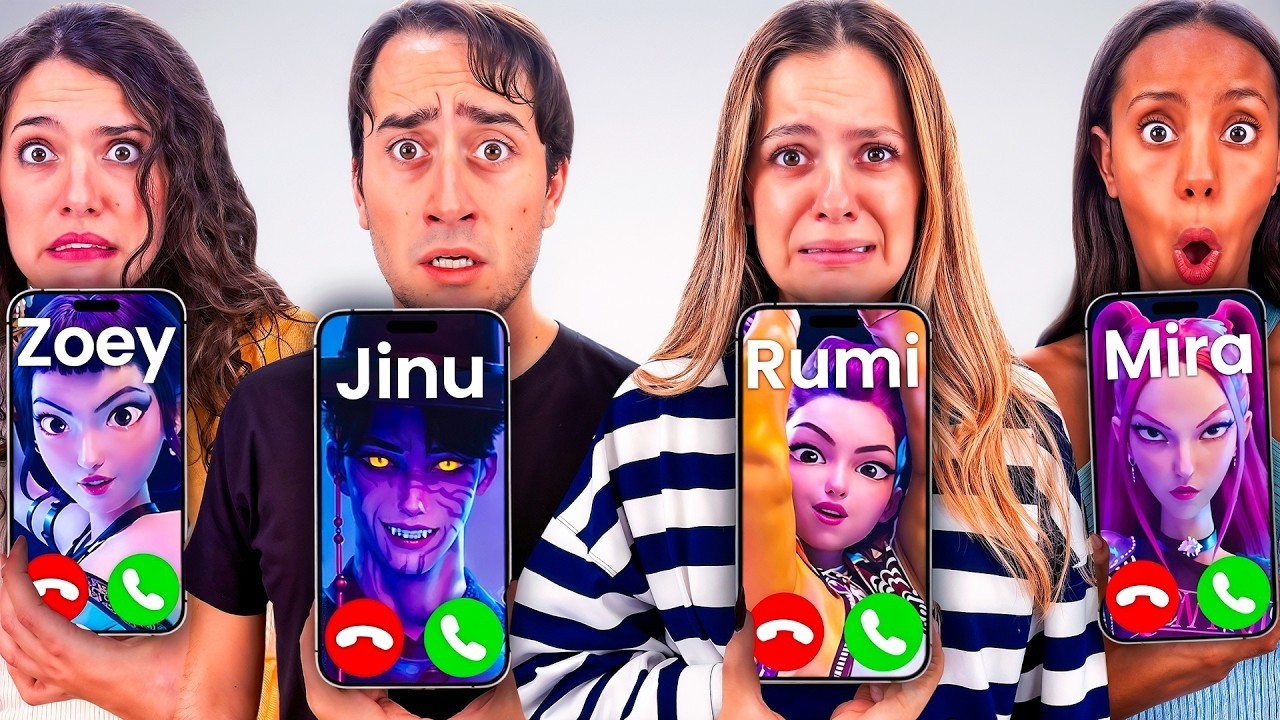 J'AI APPELÉ LES CHASSEURS DE DÉMONS KPOP À 3H DU MATIN 😯 Ninna et Matti