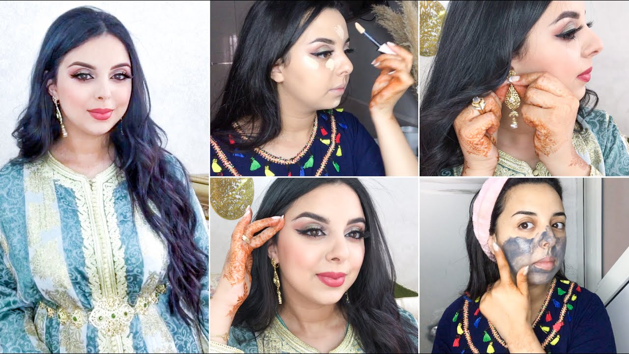 استعدوا معي لعرس مغربي بالتفاصيل ❤️مكياج / لباس/ اكسيسوارات