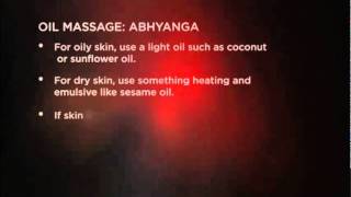 Yoga for Cyclists - Oil Massage