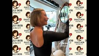 SHORT blonde BOB HAIR TRANSFORMATION 