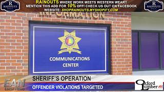 🔒 Sheriff’s Raid Targets Registered Sex Offenders