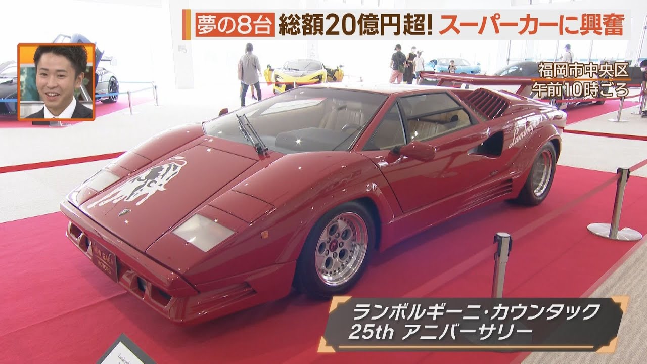 8台で総額20億円超！？大興奮！スーパーカーが大集結【シリタカ