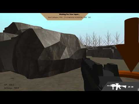 Contention V0.1.6 - Multiplayer Testing - Java LWJGL First Person Shooter