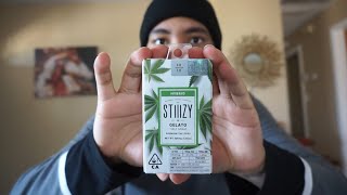 STIIIZY GELATO POD REVIEW WITH BLINKERS