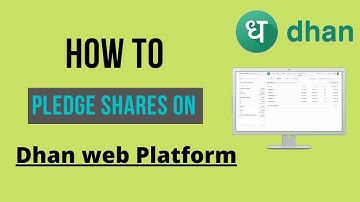 How to Pledge Shares on Dhan Web Platform || Hindi || @DhanHQ