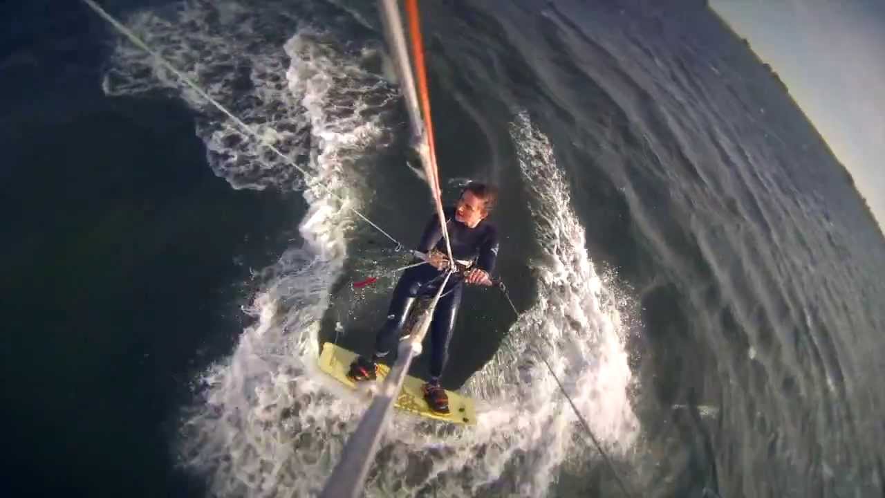 GOPRO Kitesurfing at Amager Strandpark YouTube