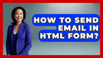 How To Send Email In HTML Form? - TheEmailToolbox.com
