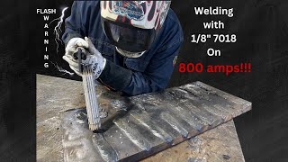 Non conventional welding with 7018, rebar,flat bar,tubing,angle iron.