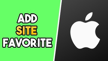 How to add a Website to Favorites on Macbook