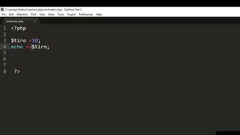 Increment and decrement in php af somali
