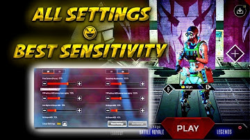 Apex Legends Mobile Sensitivity 🔥 Best sensitivity: Apex Legends Mobile Soft launch