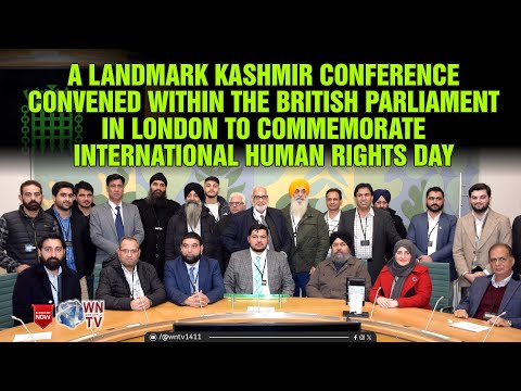 Kashmir Conference on human rights day was held at the British Parliament