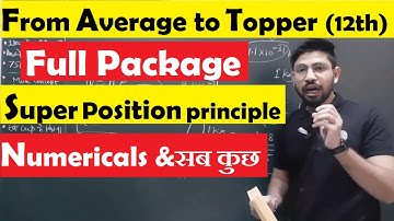 Class12th Physics Chaper 1 || Superposition principle  || Force b/w multiple charges || Abhishek sir