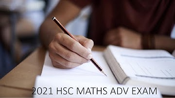 2021 HSC Maths Advanced Booklet 1