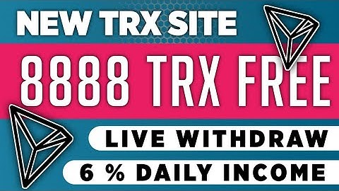 Best Trx Mining Website 2022 || New Trx ( Tron ) Website Today || Stellar 007