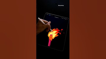 Easiest way to animate fire in Procreate 🔥😳 #procreate #animation