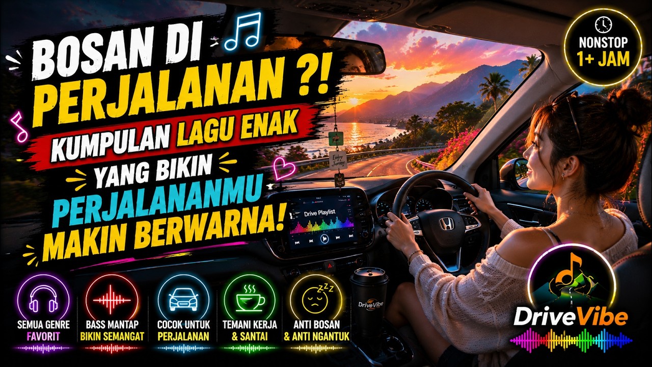 BOSAN DI PERJALANAN ?! Playlist Lagu Enak Pilihan | Bikin Perjalananmu Makin Semangat | Auto Melek