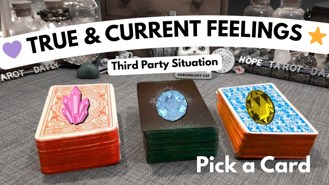 Pick a card: True And Current Feelings 💜 Third Party Situation | Timeless Collective Tarot Reading