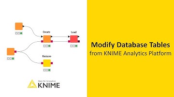 Modify Database Tables from KNIME Analytics Platform