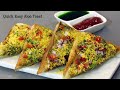 चटपटा स्ट्रीट स्टाईल क्रिस्पी आलू टोस्ट | Aloo toast Recipe in Hindi | Street Food | MadhurasRecipe