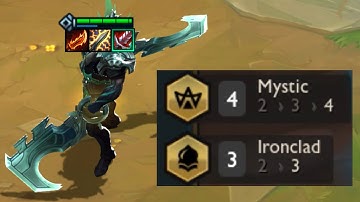 1V9 DRAVEN | 4 Mystic 3 Ironclad | Teamfight Tactics (TFT Set 5: Reckoning)