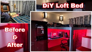 DiY Loft Bed | Budget Loft Bed | Small gaming room setup | 2021 screenshot 1