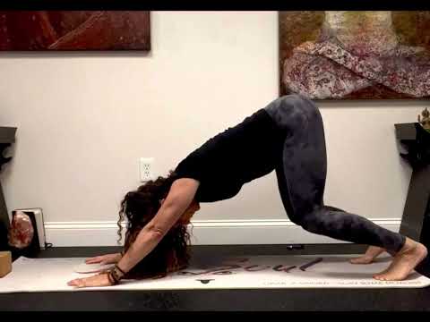 Down Dog to Plank- How to decompress your spine