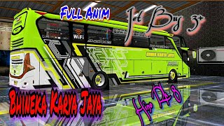 MOD BUSSID JETBUS 3+ HINO RK8 // BHINA KARYA JAYA // MD CREATION