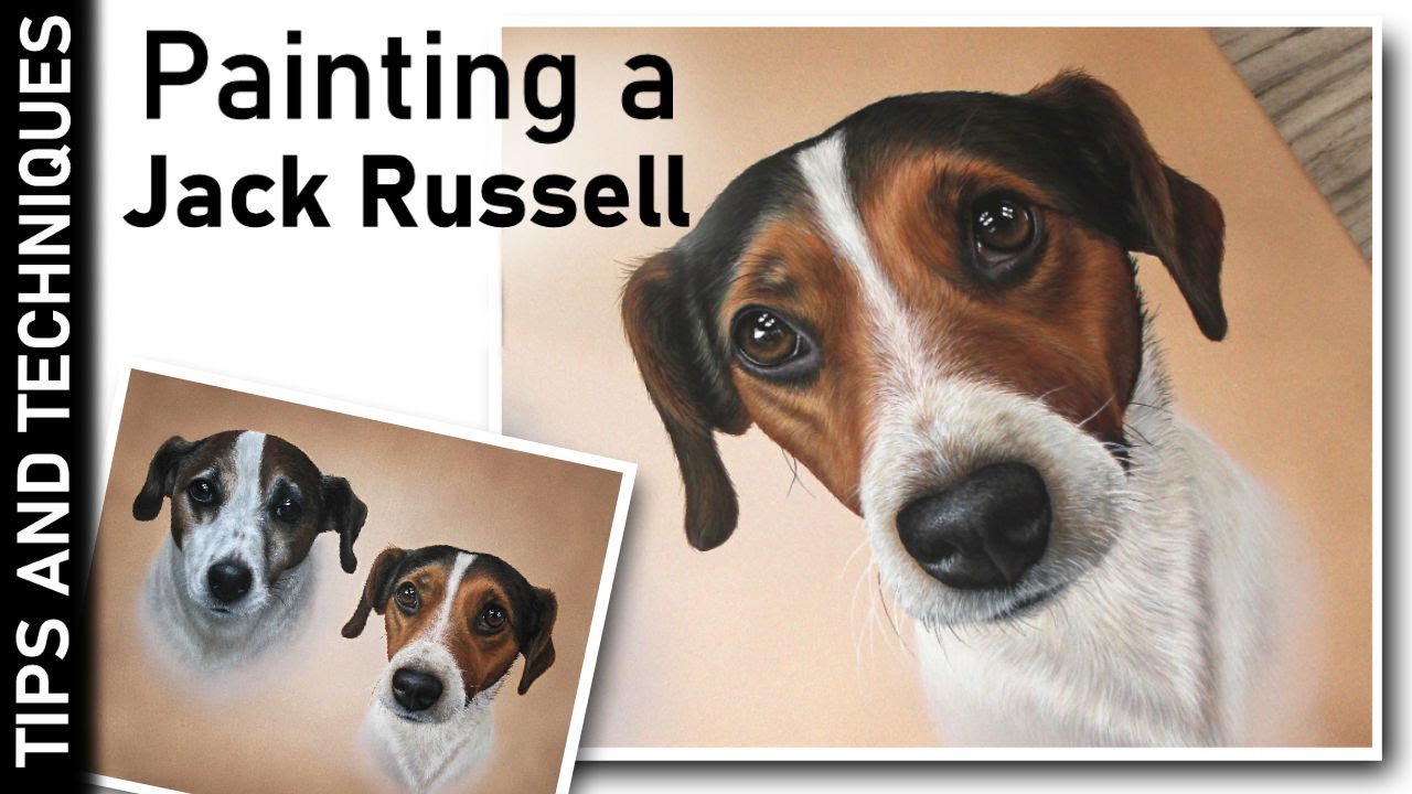 PAINTING A JACK RUSSELL IN ACRYLICS PAINTING FUR IN ACRYLICS YouTube