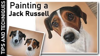 PAINTING A JACK RUSSELL IN ACRYLICS | PAINTING FUR IN ACRYLICS PAINTING A JACK RUSSELL IN ACRYLICS | PAINTING FUR IN ACRYLICS