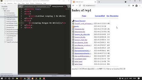17 PERULANGAN DENGAN DO WHILE PADA PHP