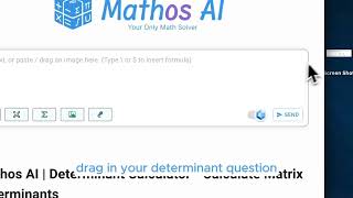Tutorial - Mathos AI Determinant Calculator screenshot 4