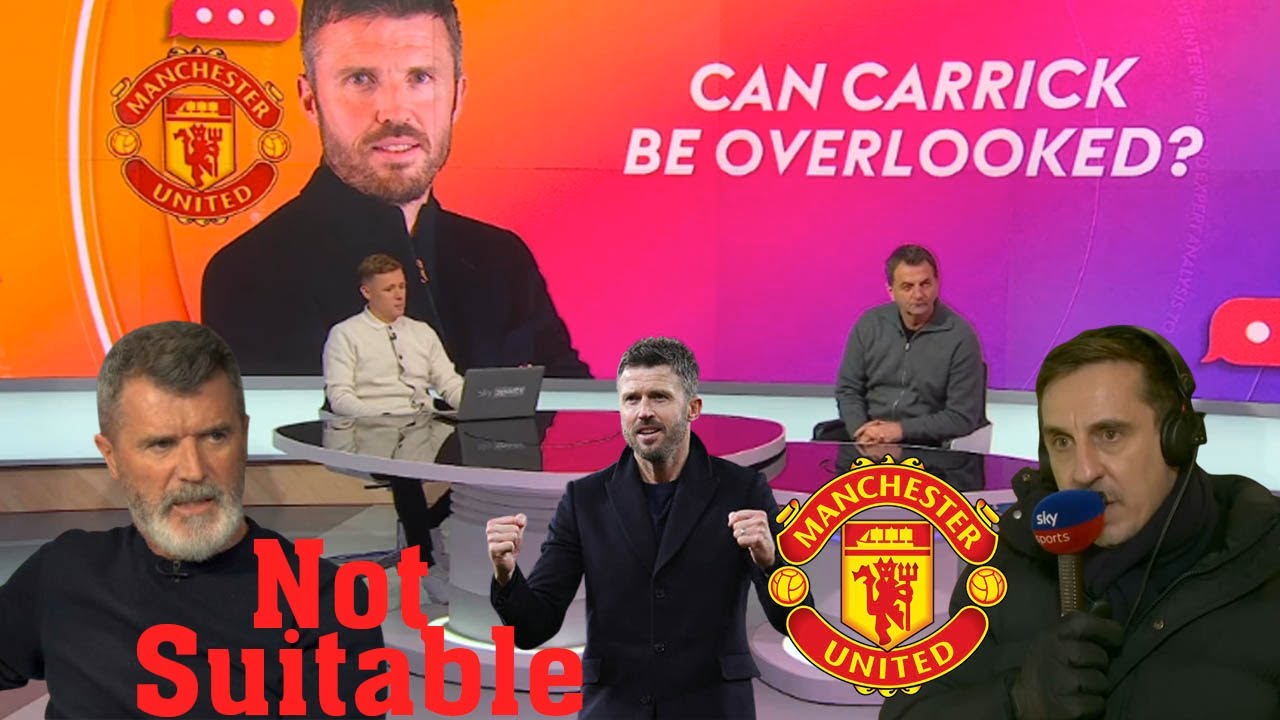 Michael Carrick Will Become Manchester United's Long-term Manager? Roy Keane And Gary Neville Review