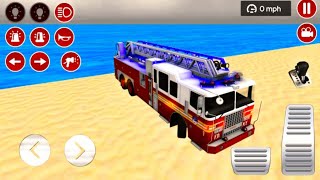 Real Fire Truck Driving Simulator 2020 - Fire Fighting Fireman's Daily Games Android GamePlay screenshot 4