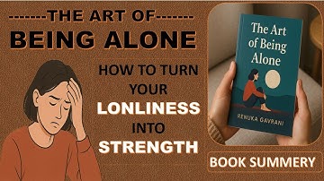 The art of being alone book review in English| Turn your loneliness into strength just in 2 minutes