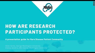 How are Research Participants Protected?