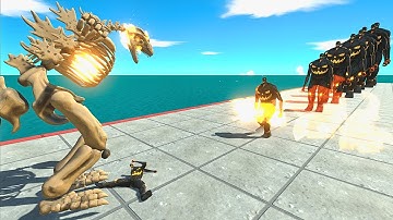 All Godzilla Forms vs 10 Levels of Infernal Pumpkin Colossal Titan – ARBS Size Comparison