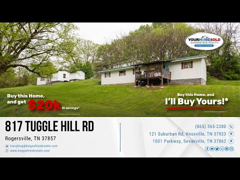 817 Tuggle Hill Rd, Rogersville, TN home video tour