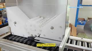 Desktop Horizontal Sticker Labeling Machine For Small Bottles, Vials